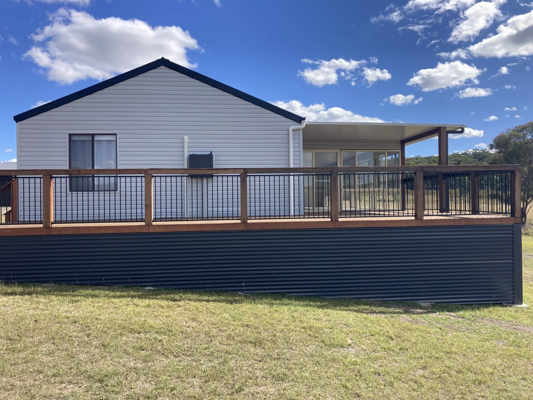 Side of house and veranda