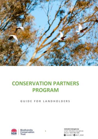 Unfunded agreement landholder guide cover